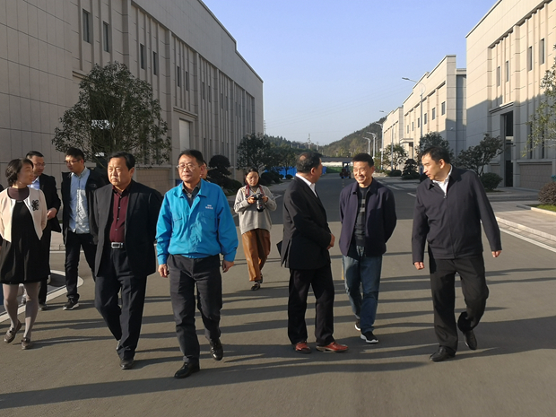 懷遠(yuǎn)縣政協(xié)黨組書記、主席郭長富帶領(lǐng)該縣政協(xié)考察團一行來皖南電機考察